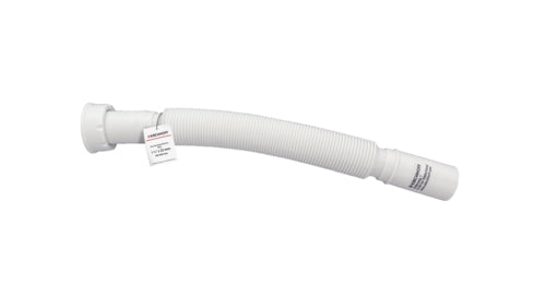 Schütte KS Flex-Anschlussrohr 1 1/4" x 32 mm, weiß, 315–830 mm