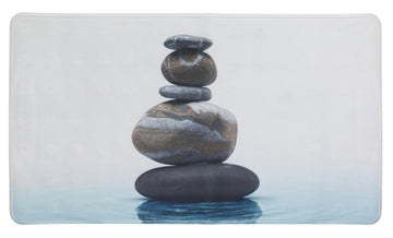 WENKO Meditation Wanneneinlage mehrfarbig aus Kunststoff (70x40 cm)
