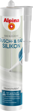 ALPINA B&K Dusch- & Badsilikon 0,3 L transparent für Bad & Küche