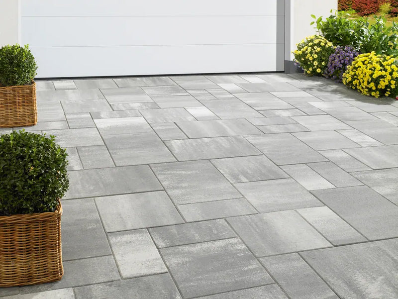 KANN MultiTec-Color Gestaltungspflaster nero bianco, betonglatt 60x40x8 cm