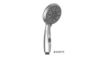 Schütte Aqua2Save Handbrause in Chrom, Hand- & Kopfbrause
