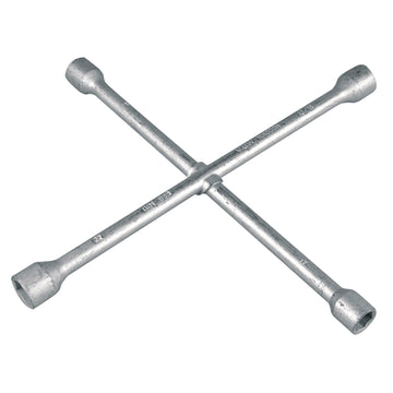 UNITEC Kreuzschlüssel silberfarbig als Steckschlüssel, 13/16–22 mm