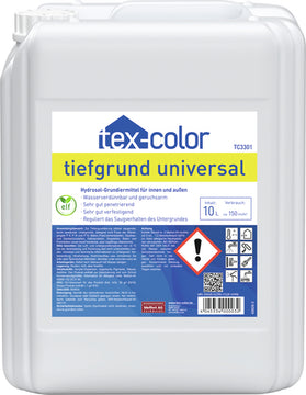 Tex-Color TC3301 Tiefgrund Universal gelblich, Kanister