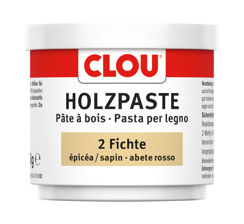 CLOU Holzpaste Nr. 2 in Fichte/Beige, gebrauchsfertig, 15 g