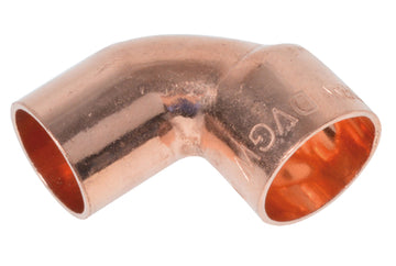 Schütte CU Winkel 90° blank 15 mm, Kupferfitting