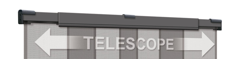 Schellenberg Fliegengitter Teleskopvorhang anthrazit