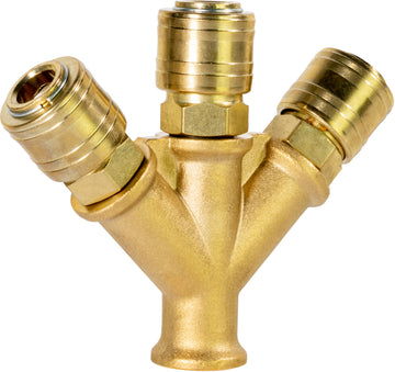 Güde Verteiler 3/8" IG mit 3 Kupplungen