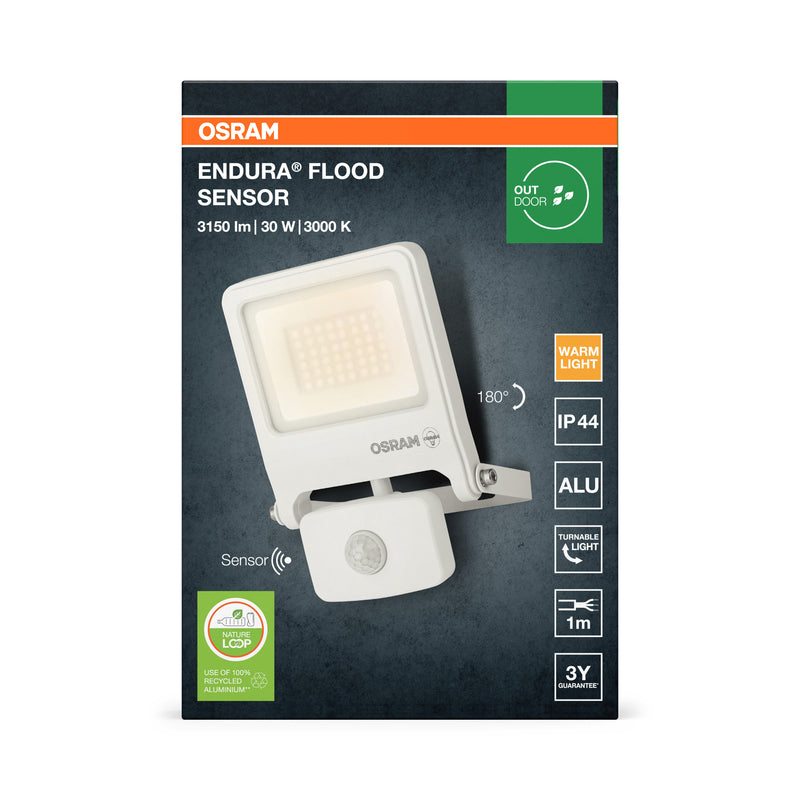 LEDVANCE Flutlicht Endura Flood PCR S, 30 W, weiß, IP44