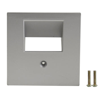 UNITEC Melbourne Serie 703 Abdeckung/Netzwerkdose silber (UP)