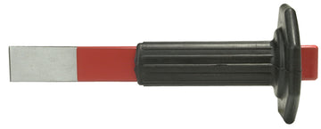Conmetall Meister Schlitzmeißel 240 mm, rot, mit Handschutz und flacher Schneide