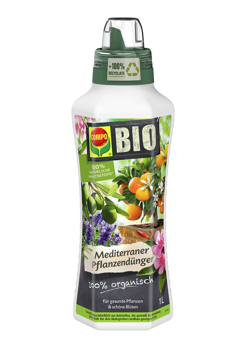 COMPO BIO Mediterraner Pflanzendünger 1 l, organischer Flüssigdünger
