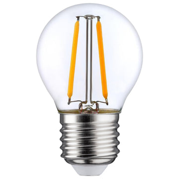 LightMe LED-Lampe FIL P45 mit E27 Sockel, warmweiß, Classic 80x45 mm