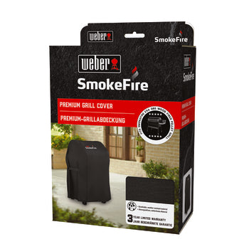 Weber-Stephen Premium Abdeckhaube für SmokeFire EX6, Polyester (grau)