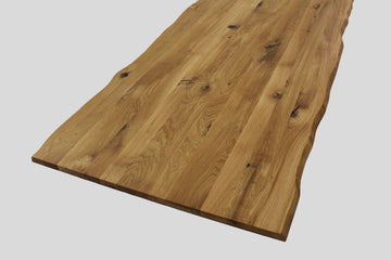 Rettenmeier Tischplatte rechteckig aus Wildeiche, Standard, geölt, 28x800x1800 mm