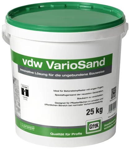 GftK Fugensand vdw VarioSand basaltgrau, 25 kg
