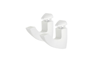 DOLLE SCOOP MAX MetallClip polar Regalträger weiß für 5–40 mm (2 Stück)