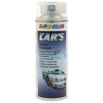 DUPLI-COLOR Cars Rallye-Klarlack glänzend, farblos, 400 ml Sprühdose (Außen)