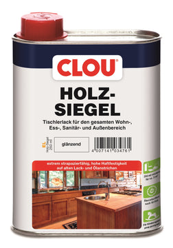 KRAUTOL Holz-Siegel EL glänzend – 250 ml für glänzende Holzoberflächen