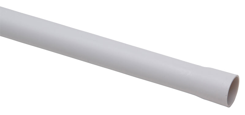 Kopp Isolierrohr starr mit Muffe hellgrau 16 mm × 2 m