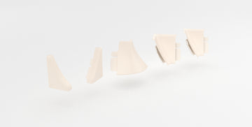 Getalit WAP PLUS Formteile-Set Ecken, Dekor SNOW (Schichtstoff)