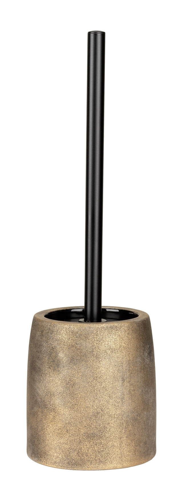 WENKO Tremea WC-Garnitur Keramik bronze/schwarz stehend Ø11,5 cm