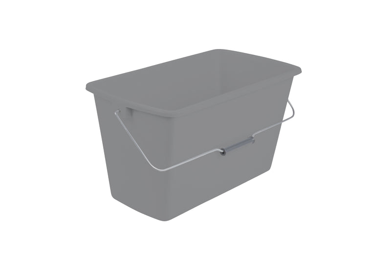 keeeper Bent Putzeimer rechteckig nordic grey, 13 l