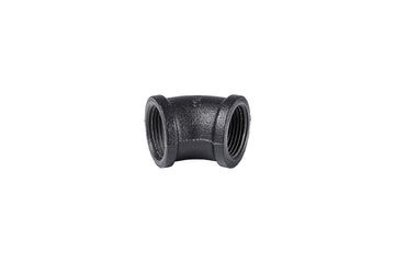DOLLE PIPE Winkelstück 45° schwarz – Eisenrohrsystem, Connector