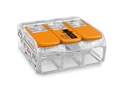 Triuso Verbindungsklemme Compact Hebelklemme, 50er-Pack