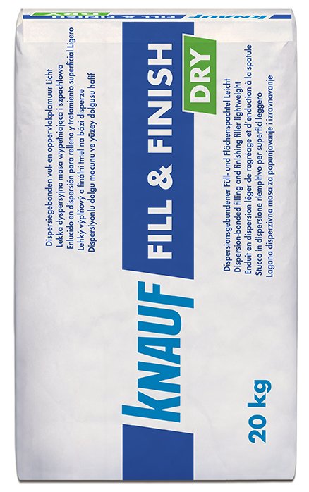 Knauf Fill & Finish Dry 20 kg Innen-Leichtspachtelmasse