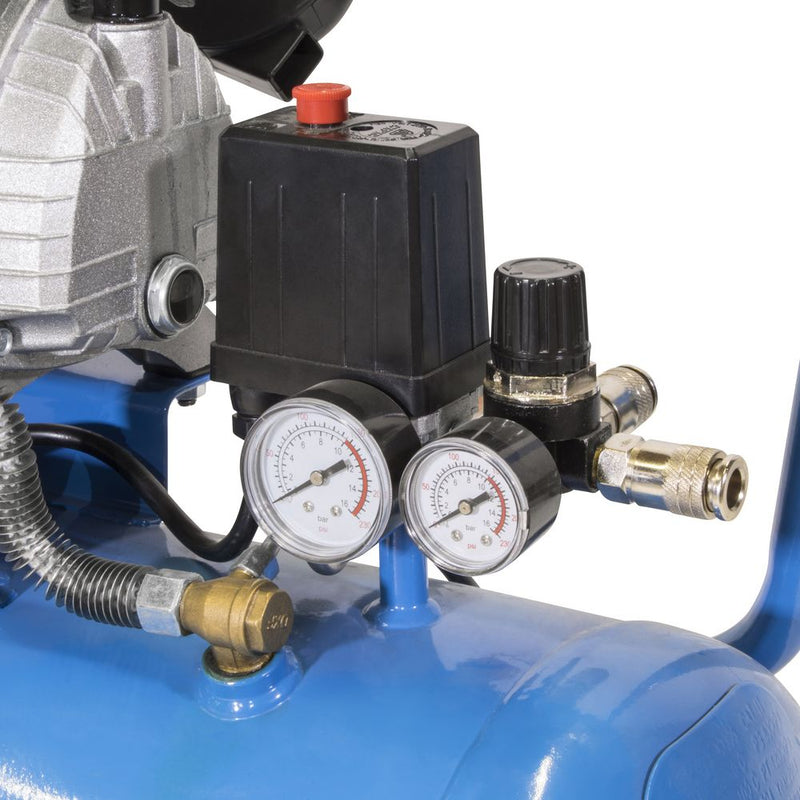Güde Kompressor 405/10/50, ölgeschmiertes 2-Zylinder-V-Aggregat, 360x680x640 mm