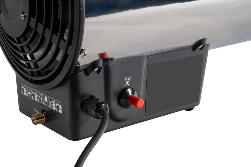 Güde Gas-Heizgebläse GGH 17 INOX, silber, Edelstahl, 475 x 215 x 325 mm