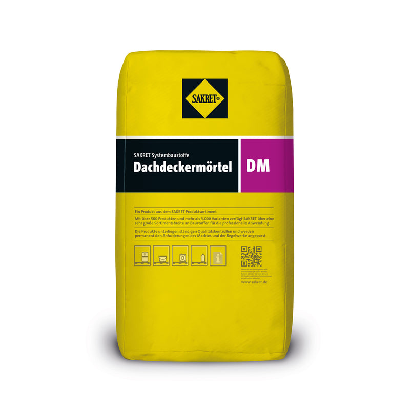 SAKRET Dachdeckermörtel DM grau 03 mit Fasern, 25 kg