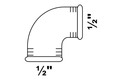 Schütte TG Winkel 90° verzinkt IG, Schraubfitting