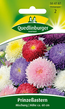 QUEDLINBURGER SAATGUT Prinzeßaster Mischung PG 2, Blumensamen