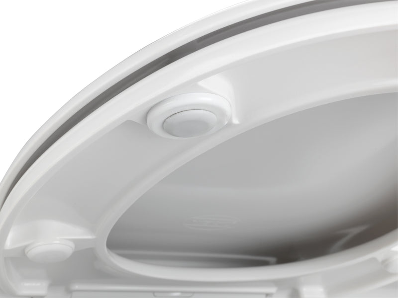 WENKO Rieti WC-Sitz in weißem Duroplast mit Easy-Close