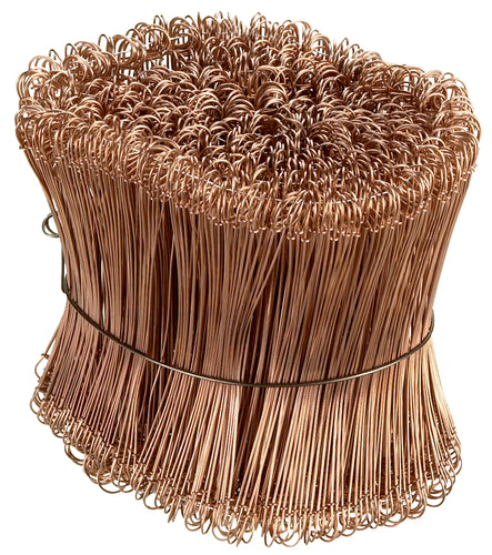 CONNEX Draht für Drahtsackverschlüsse, 1,0 mm, 14 cm, 1000 Stück