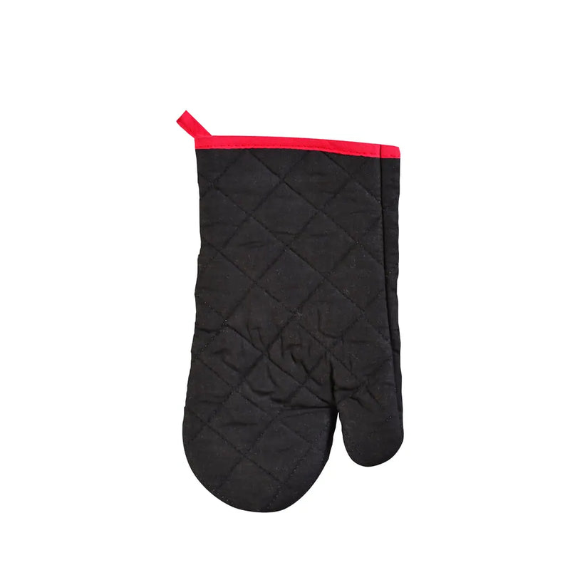 Kleining Thermohandschuh als Fäustling, schwarz/rot, 29 x 16 cm