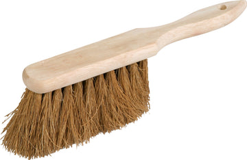 MEISTER Kokos-Handfeger, unlackiert, mit Holzstiel (28 cm)