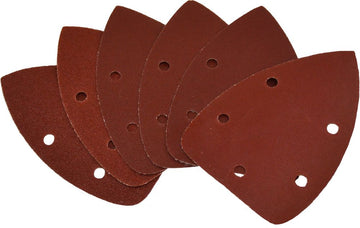 GÜDE DeltaSchleifpapier-Klett 140 x 102 mm, 6 St., K100/K120/K180