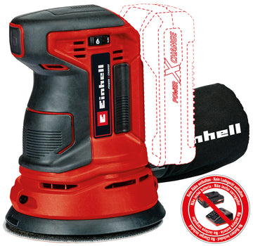 Einhell Akku-Exzenterschleifer TE-RS 18 Li-Solo, 18 V, 125 mm Schleifteller