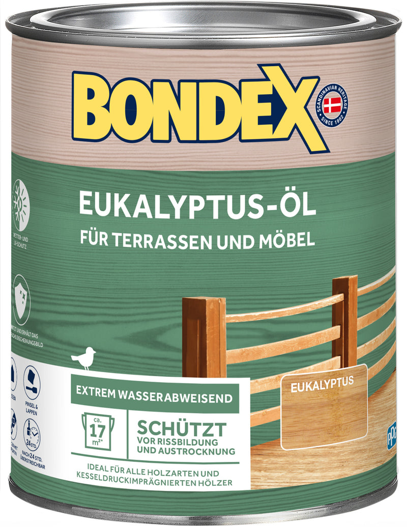 Bondex Öl 0,75 l – Holzschutzöl für Bangkirai, matt (Innen)