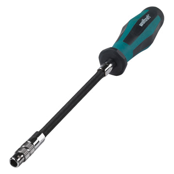 Wolfcraft Bit-Handhalter Handschraubendreher mit flexiblem Schaft, 289 mm