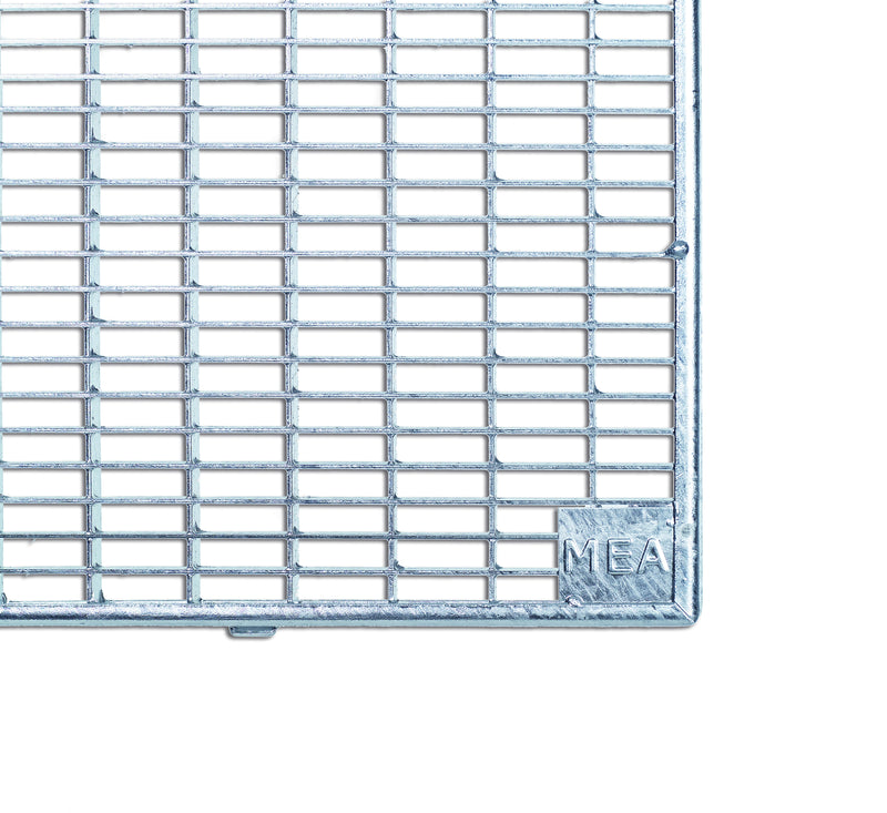 MEA Rost MW 30x10 für Lichtschacht begehbar verzinkt 104x2 cm