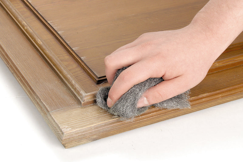 Wolfcraft Stahlwolle Feinheit 00, 200 g für Trockenschliff