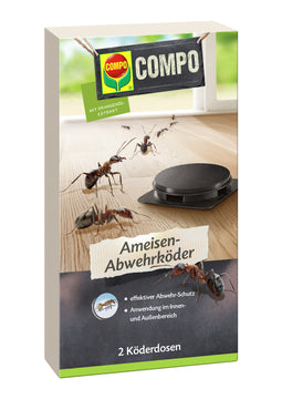 COMPO Ameisen-Abwehrköder 2er Box EREG – für Innen & Außen