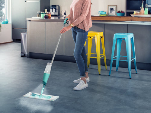 Leifheit Komfort-Sprühwischer Easy Spray XL grün/silber, 42 cm