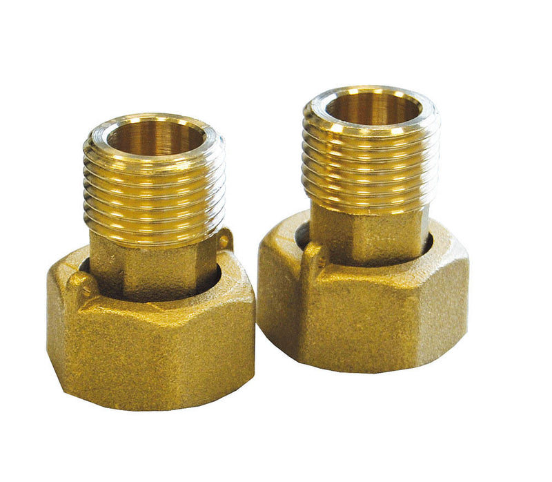 Schütte Wasserzähler-Verschraubung 3/4" IG x 1/2" AG, 2 Stück