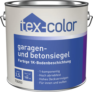 MEFFERT Tex-Color Garagen- und Betonsiegel RAL, 2,5 l
