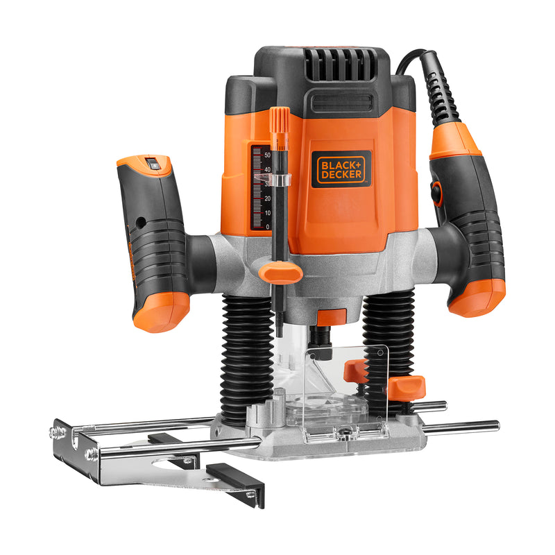 STANLEY Black & Decker Elektronik-Oberfräse KW1200E-QS, 1.200 W