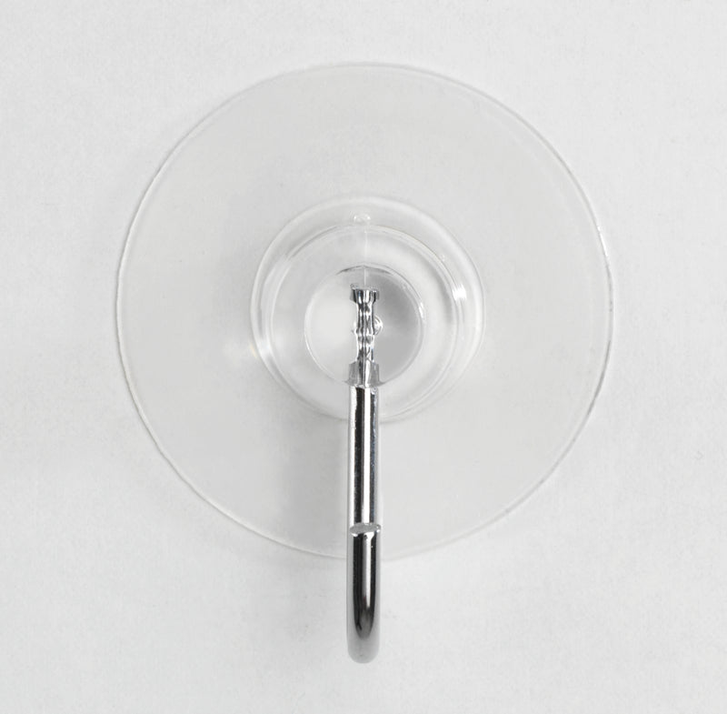 WENKO Static-Loc Nickelhaken transparent, 4er Set